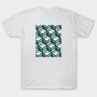 GREEN GEOMETRIC T-Shirt